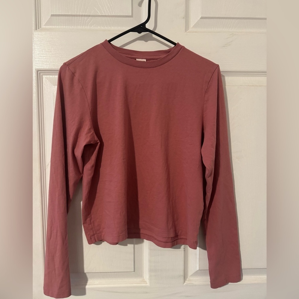 PINK Victoria's Secret Dusty Rose Long Sleeve Tee